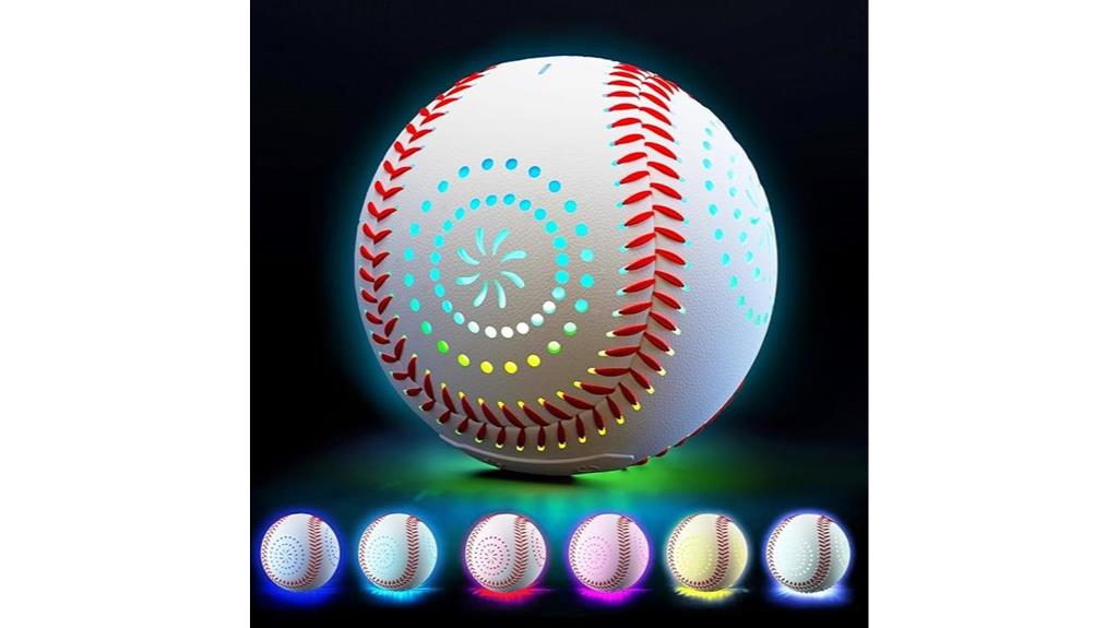 rechargeable led baseball 9 modes