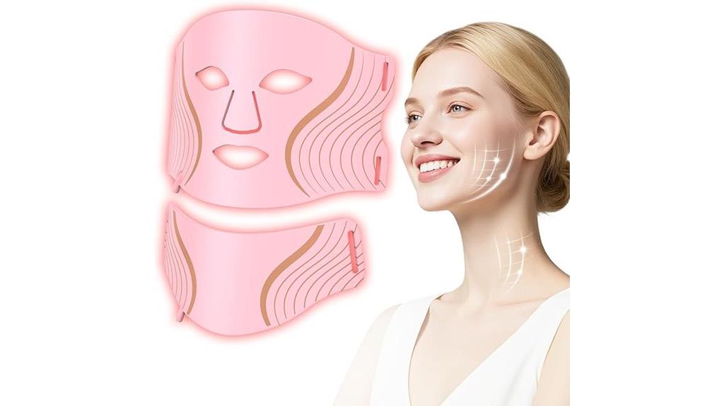 red light facial mask