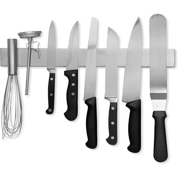 Modern Innovations 16-Inch Magnetic Knife and Organizer Bar