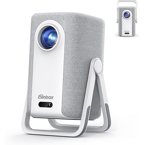 4K Outdoor Projector with WiFi Bluetooth and Apps