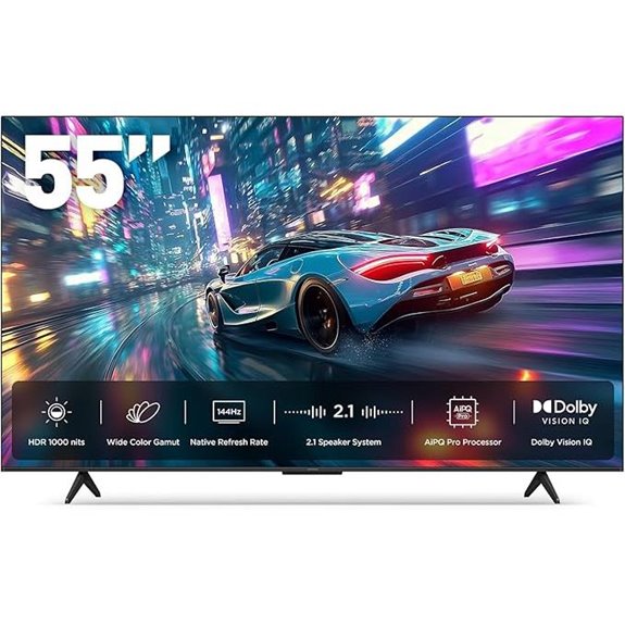 iFFALCON 55-Inch 4K QLED Smart TV with HDR