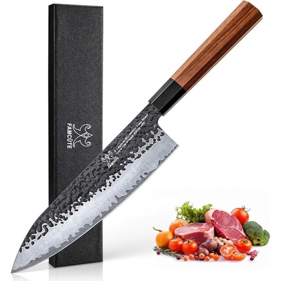 8-Inch Hand Forged High Carbon Chef Knife