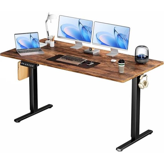 Smug Electric Height-Adjustable Standing Desk 63-Inch
