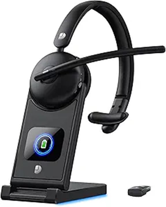 Wireless Bluetooth Headset with Mic and Noise Cancelling