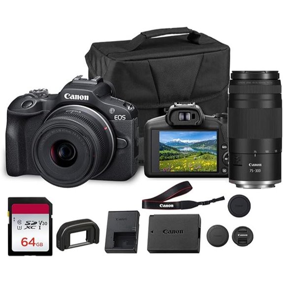Canon EOS R100 Mirrorless Camera with Lenses with 2 Lenses