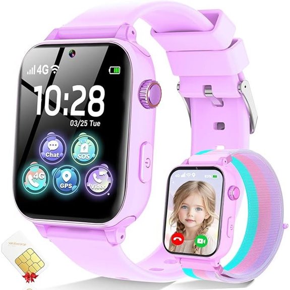 Kids GPS Smartwatch with Calling & SOS Features
