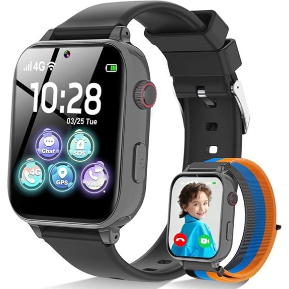 Kids 4G Smartwatch with GPS Calling & SOS