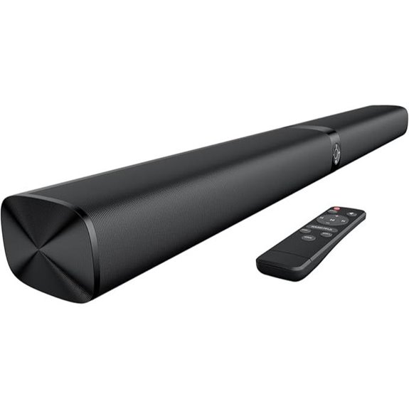 Bluetooth Soundbar with Detachable Design and Multiple Modes