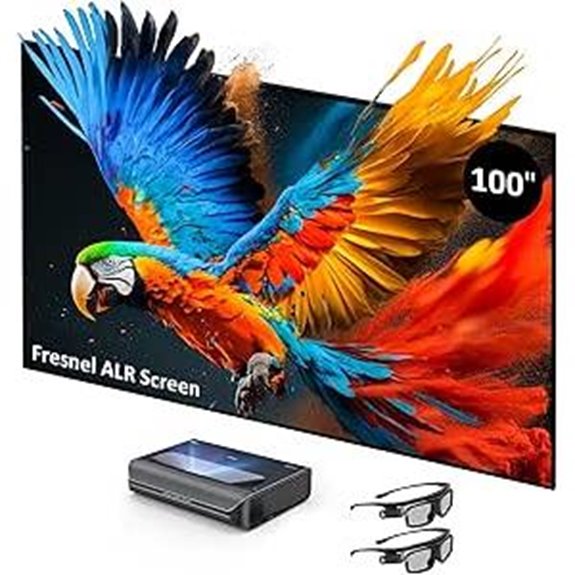 NexiGo Aurora Pro 4K Laser TV Bundle (2 Pack)