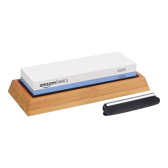 Amazon Basics Dual Grit Whetstone Knife Sharpener