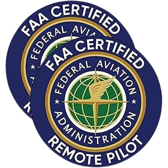 eDesign 2-Pack FAA Certified Drone Stickers (4-Inch)