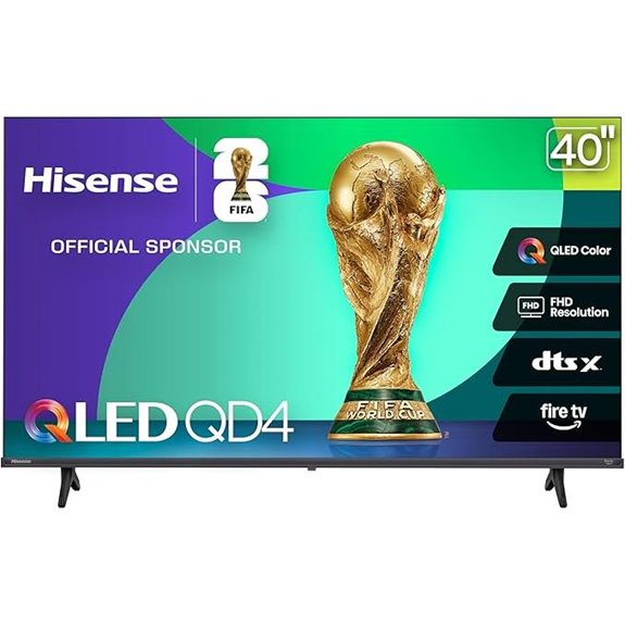 Hisense 40-Inch QLED Fire Smart TV (2025)