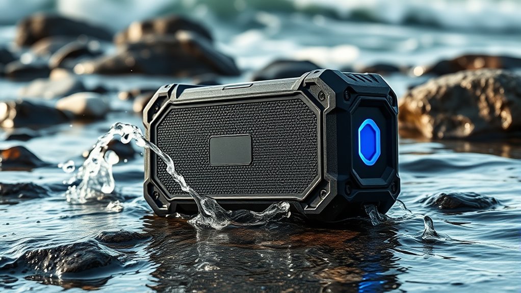 key waterproof speaker factors