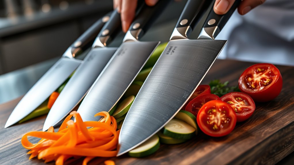 knife selection for vegetables