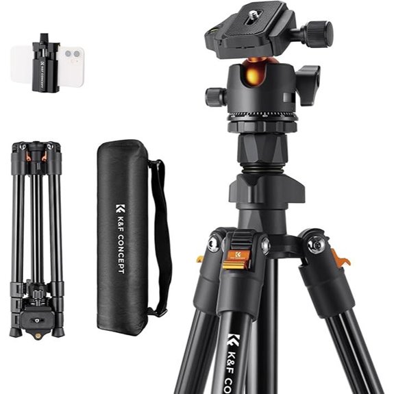K&F Concept 64-inch Camera Tripod with Ball Head-inch Camera Tripod with Ball Head