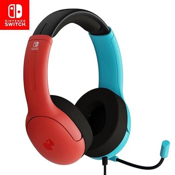 PDP LVL40 Airlite Nintendo Switch Headset (Mario Neon)