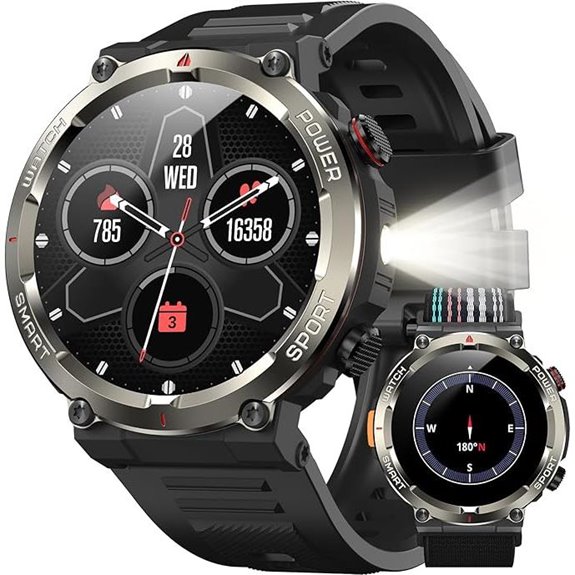 military fitness smartwatch