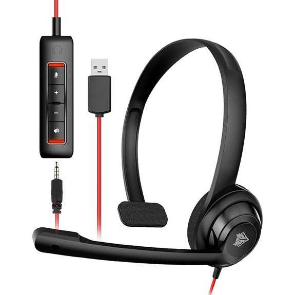 NUBWO HW02 Noise-Canceling USB Headset with Mic
