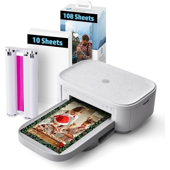 HP Sprocket Studio Plus Photo Printer with Sheets & App
