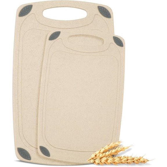 Reversible Wheat Straw Cutting Board Set (2 pcs)