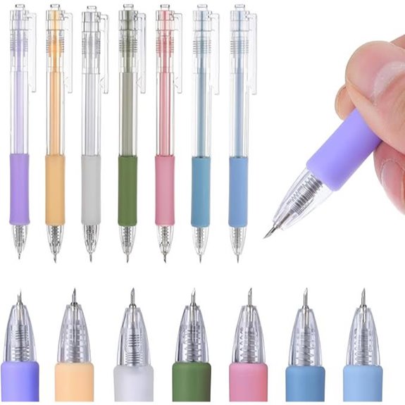 7 Pcs Retractable Craft Utility Knives Set