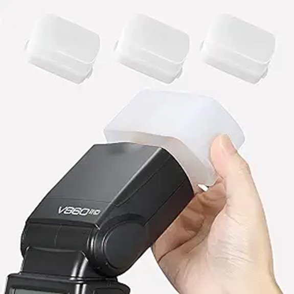 Flash Diffuser 3-Pack for Speedlights (Canon & Godox)