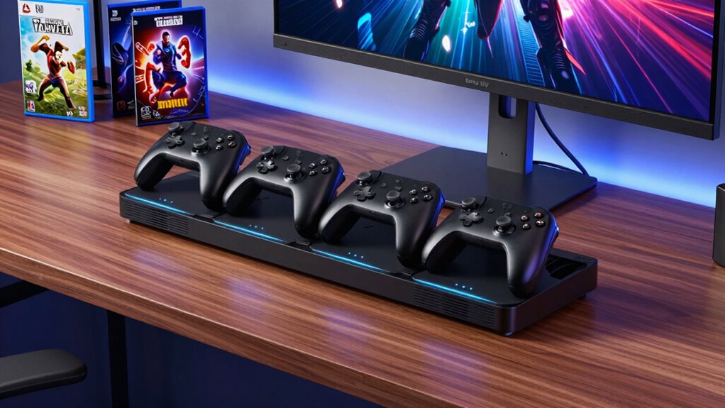 top console charging stations