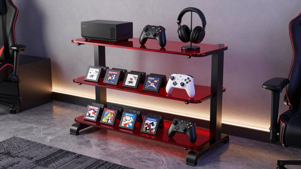 top console storage solutions
