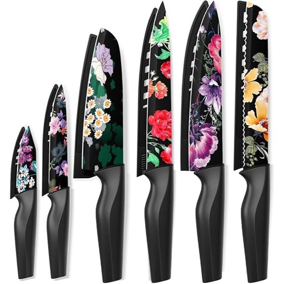 Astercook 12-Piece Knife Set with Blade Guards