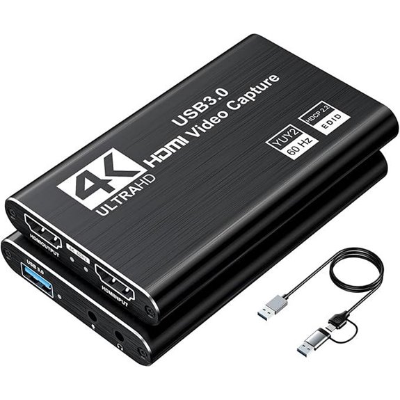 USB 3.0 4K HDMI Video Capture Card for Streaming