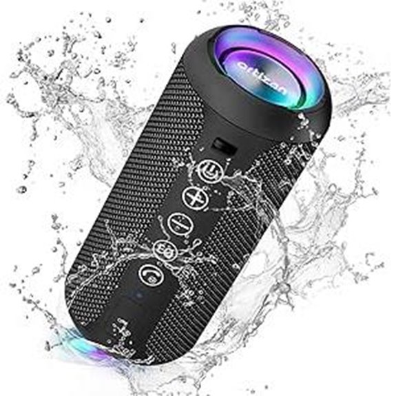 Ortizan Waterproof Bluetooth Speaker with Deep Bass