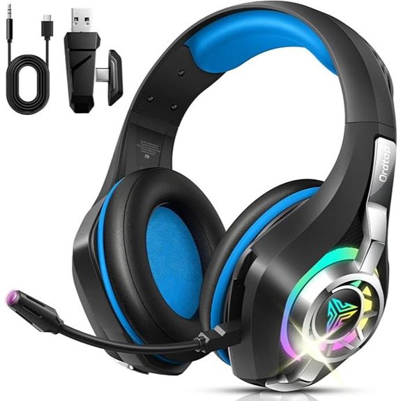 Wireless Gaming Headset for PS5/PS4/PC/Xbox/Switch