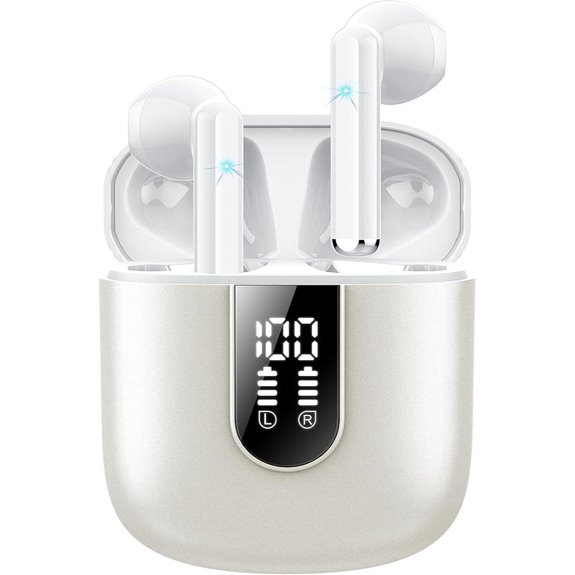 Jesebang Wireless Earbuds with Noise Cancelling 36H
