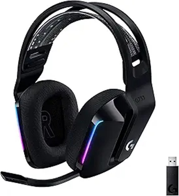 Logitech G733 Wireless Gaming Headset with Lightsync RGB