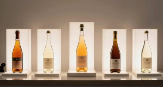 bottle label lighting technique