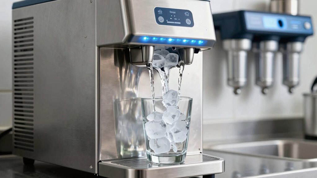 clean safe filtered ice