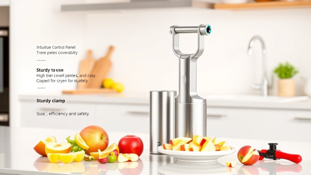 electric apple peeler features
