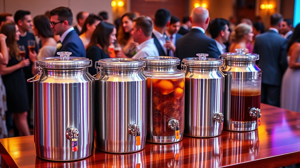 event beverage dispenser features