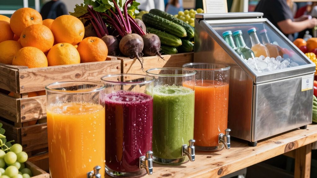 fresh sustainable seasonal beverages