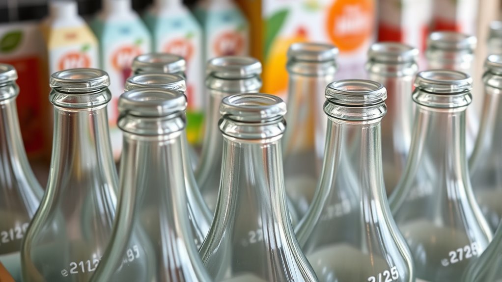 glass bottles quality size leakproof