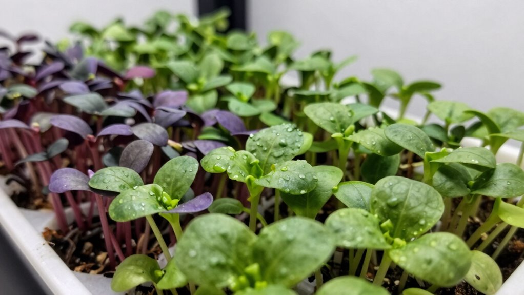 growing mold free microgreens