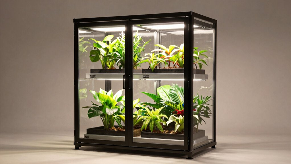 indoor greenhouse cabinet essentials