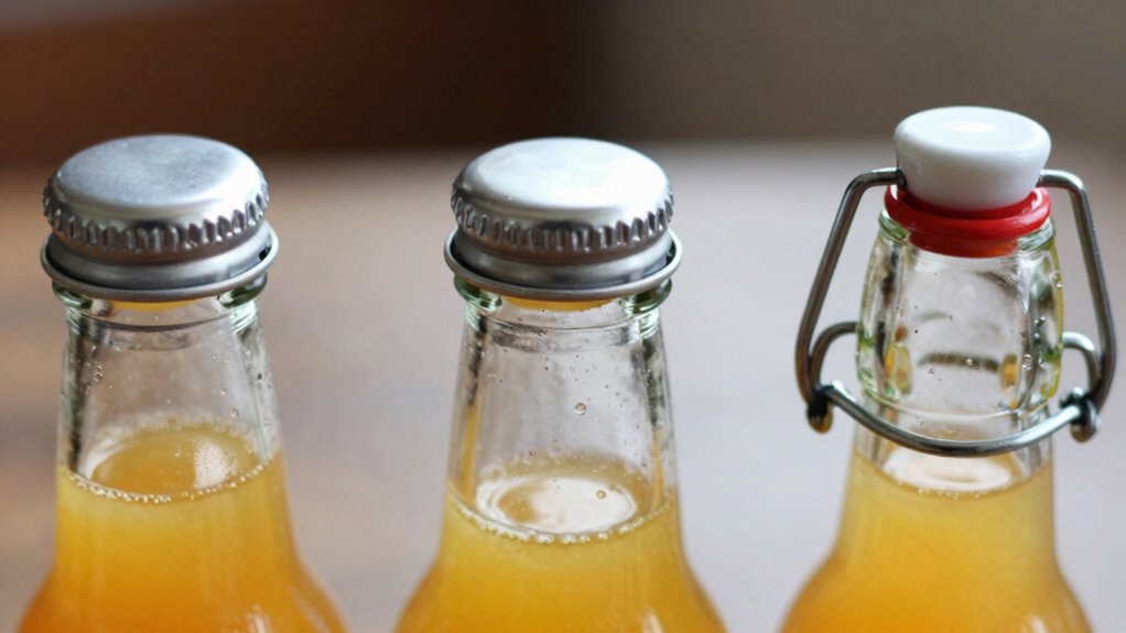 juice bottle closure options