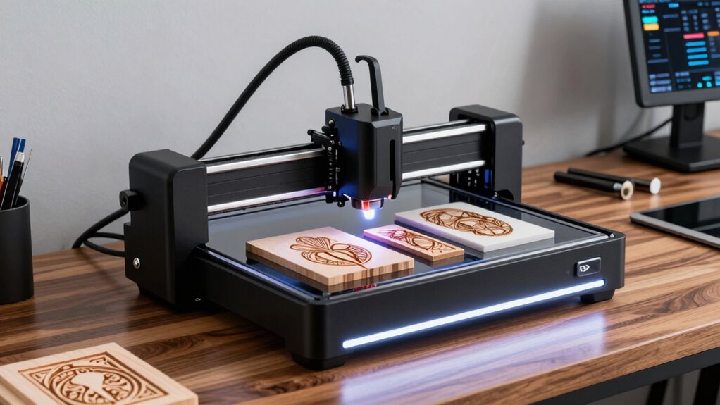 key desktop laser cutter factors