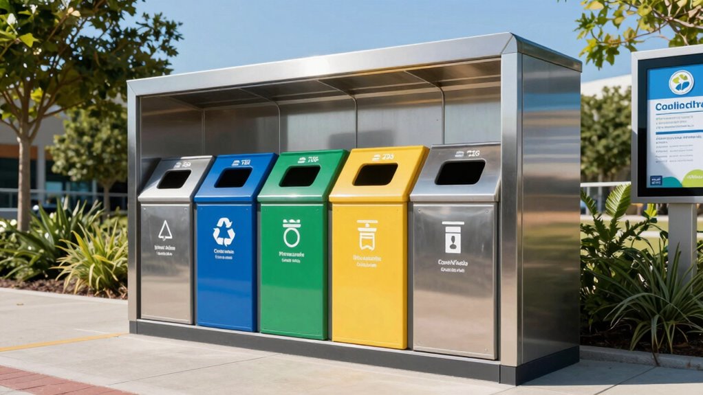 key factors for recycling bin