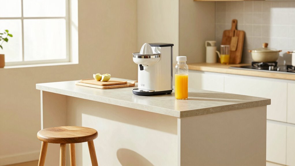 proper juice station layout