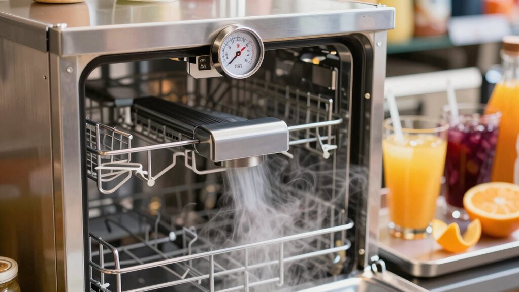 rinse temperature ensures hygiene