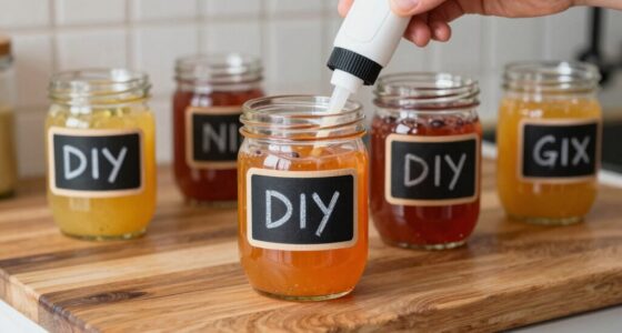 sealing chalkboard labels effectively