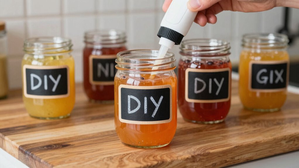 sealing chalkboard labels effectively