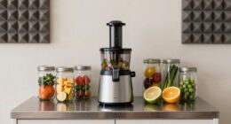 silent juicing station setup